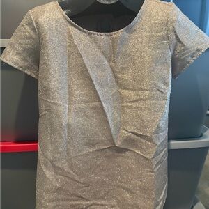 Shimmering Gold Short Sleeve Top mp61